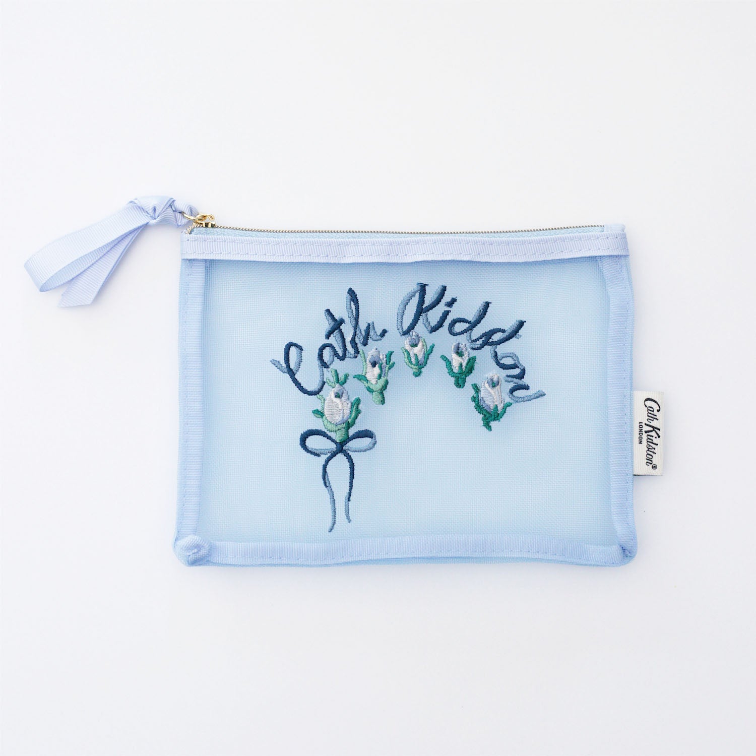 【リッツカールトン限定品】ラスト１点Cath Kidston 刺繍メッシュポーチ リッツカールトン限定品】ラスト1点Cath Kidston 刺繍メッシュポーチ
