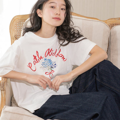 オーバーサイズ Tシャツ Flower Bunch