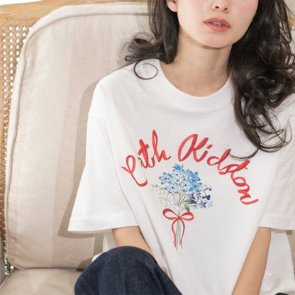 オーバーサイズ Tシャツ Flower Bunch