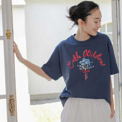 オーバーサイズ Tシャツ Flower Bunch