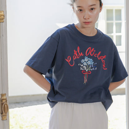 オーバーサイズ Tシャツ Flower Bunch