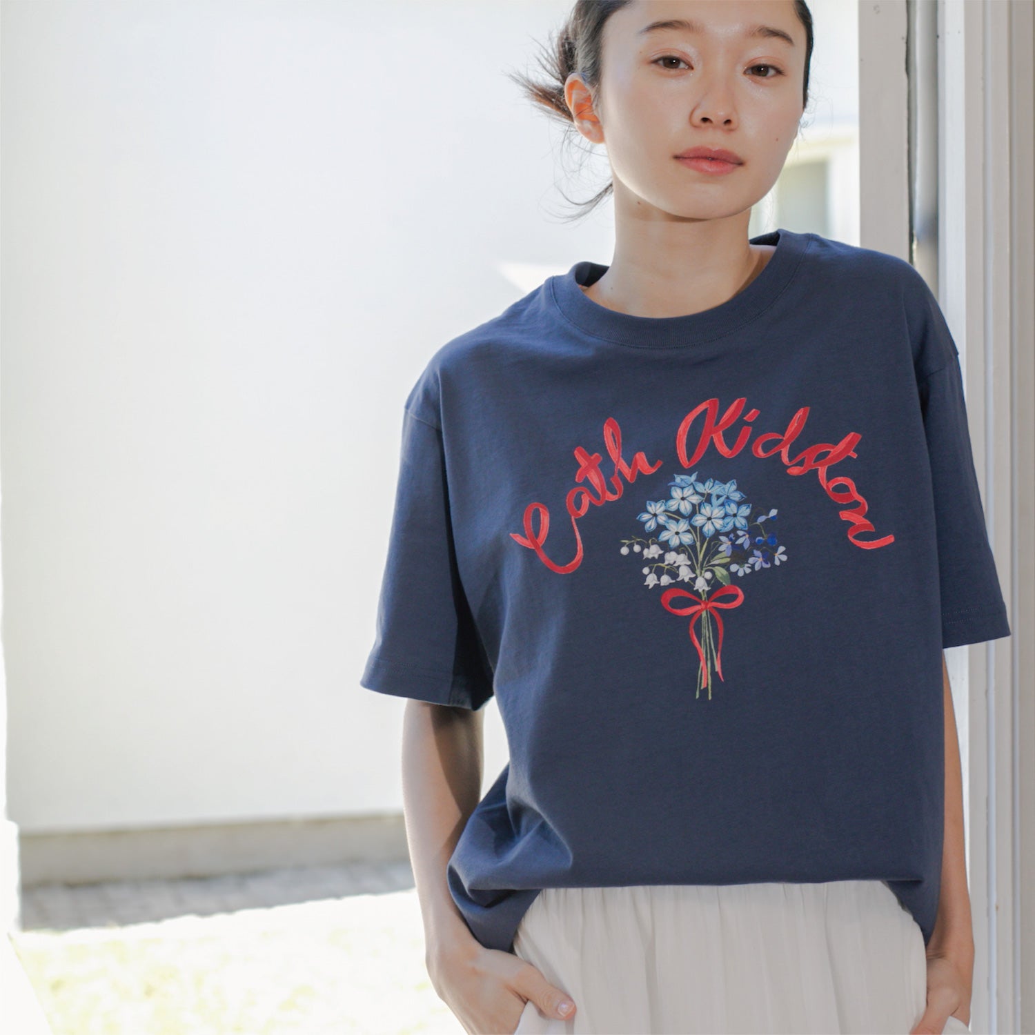 オーバーサイズ Tシャツ Flower Bunch