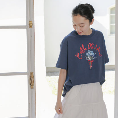 オーバーサイズ Tシャツ Flower Bunch