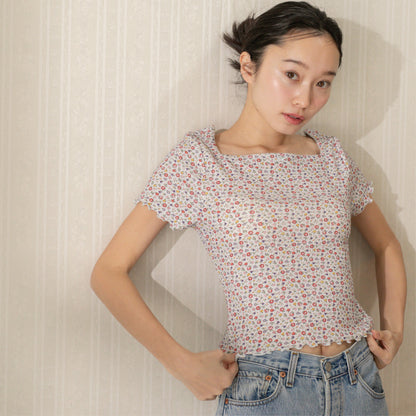 アイレットトップス Rose Nancy Ditsy