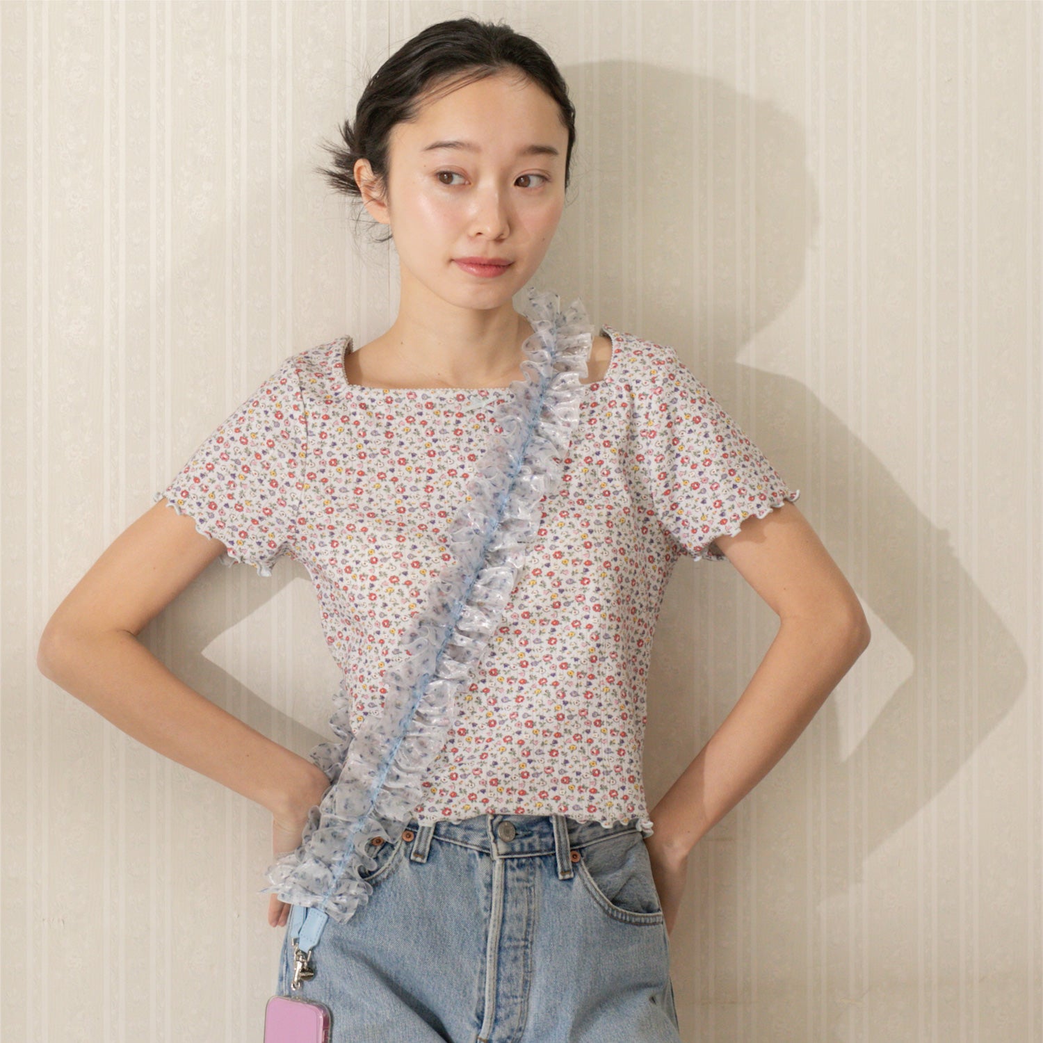 アイレットトップス Rose Nancy Ditsy