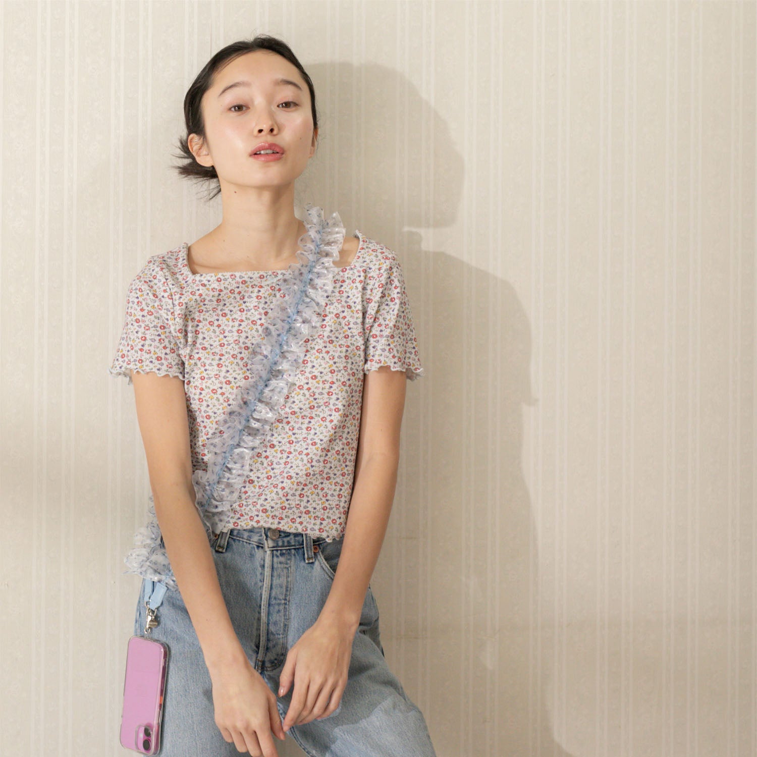 アイレットトップス Rose Nancy Ditsy
