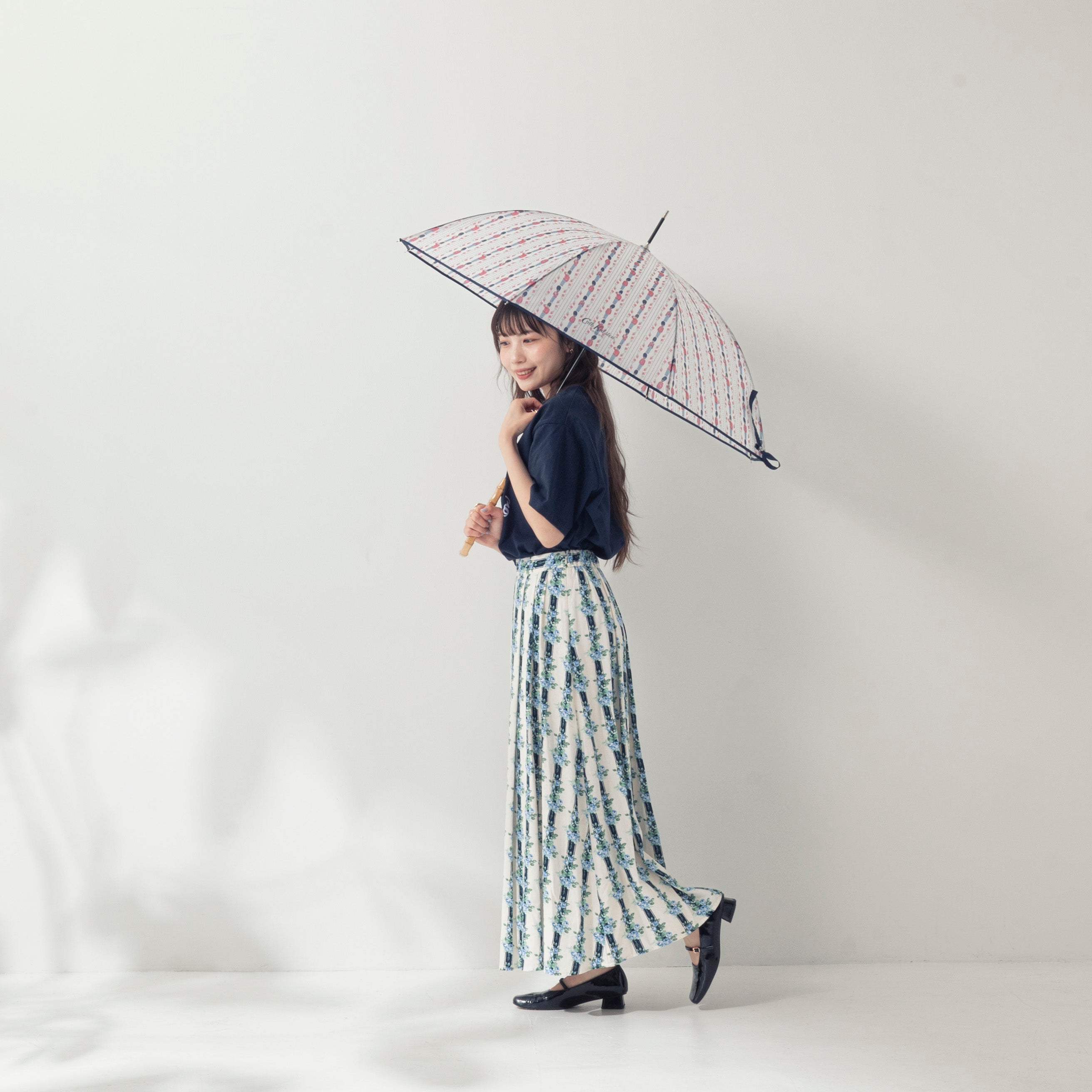 TPU長傘 Guards Bud Stripe | Cath Kidston 日本公式オンラインストア