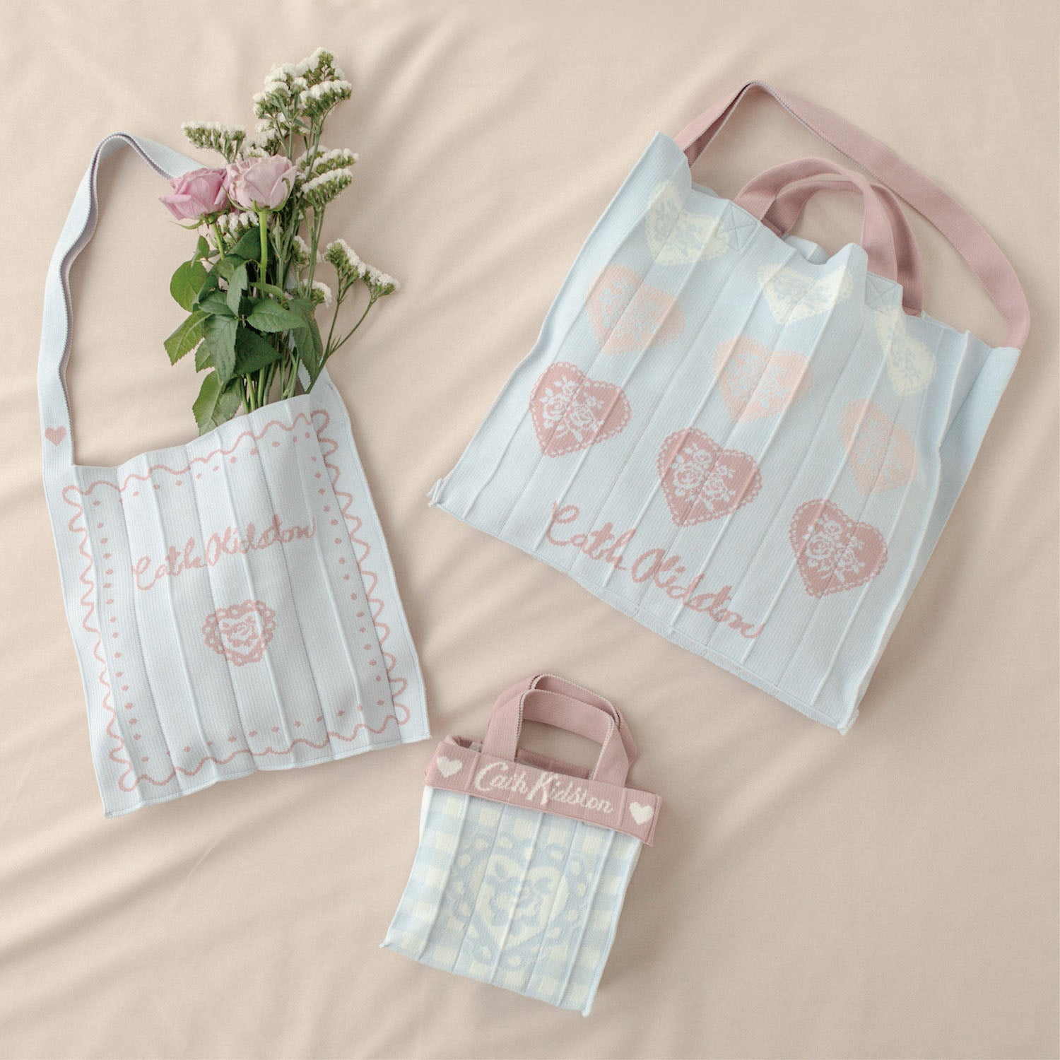 CK × KNT365 Co-Knitty Gingham Rose | Cath Kidston 日本公式
