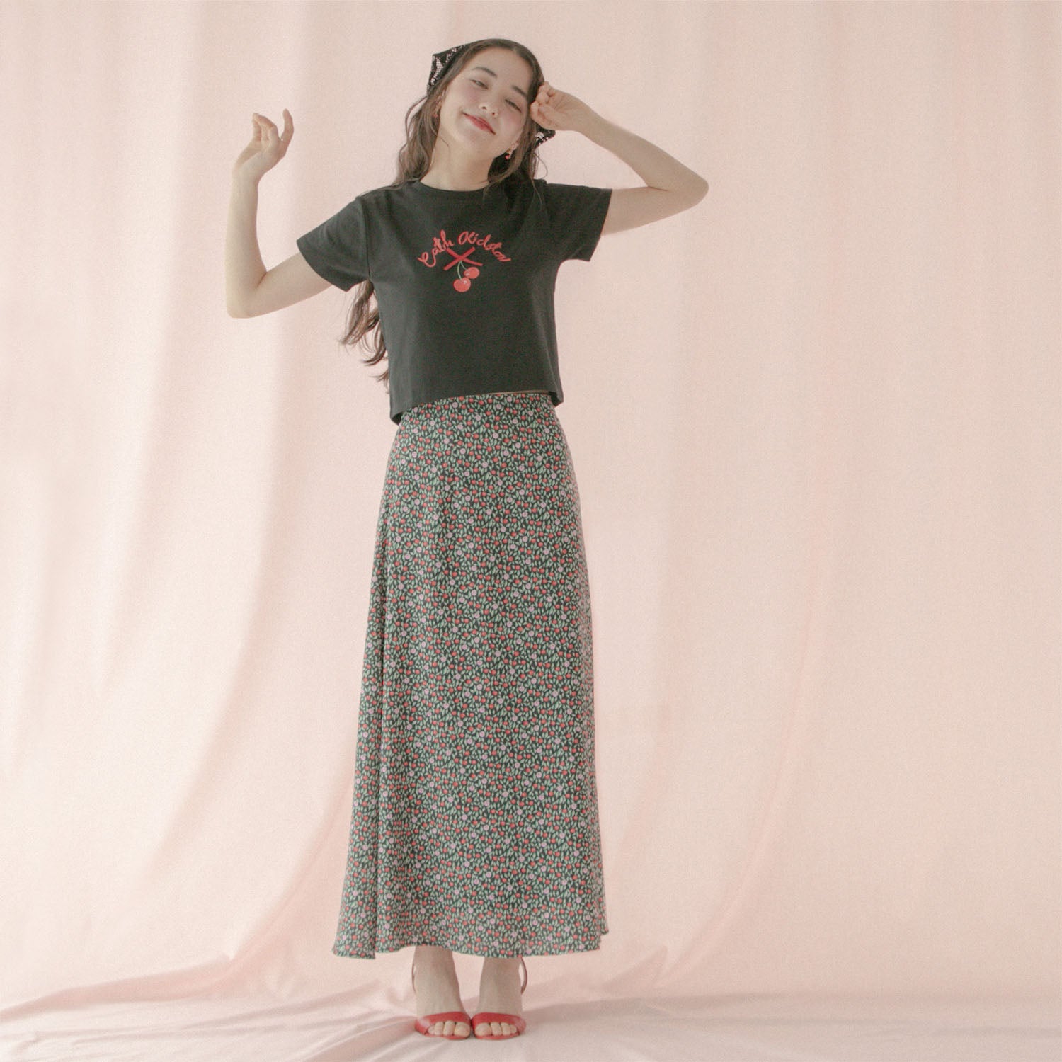 ナロースカート Cherry Vine | Cath Kidston 日本公式オンラインストア