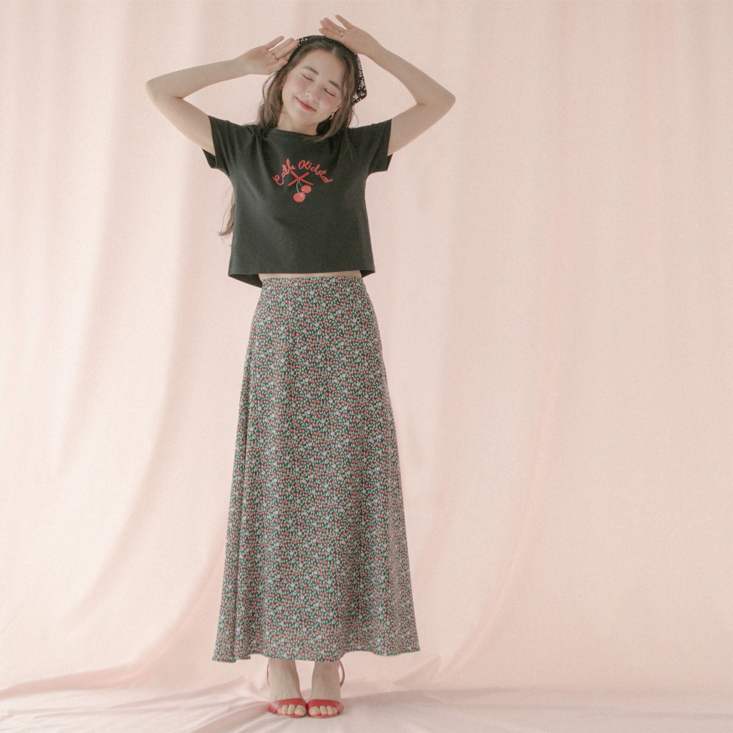 ナロースカート Cherry Vine | Cath Kidston 日本公式オンラインストア