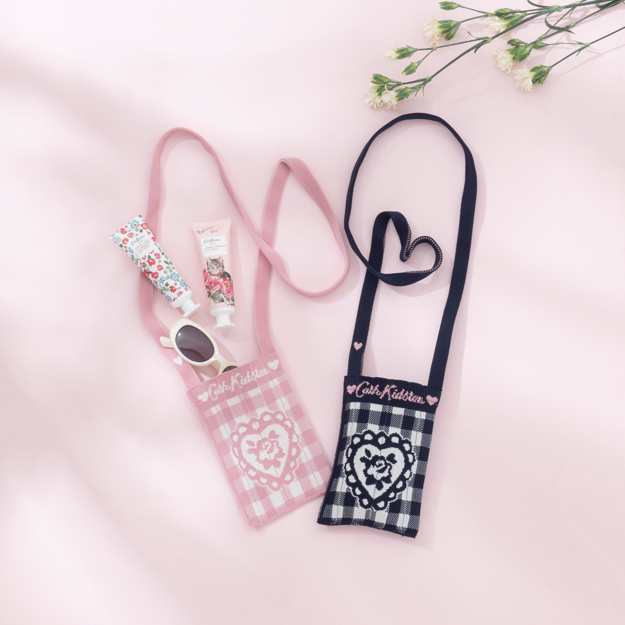 CK×KNT365 Me-Knitty Gingham Rose