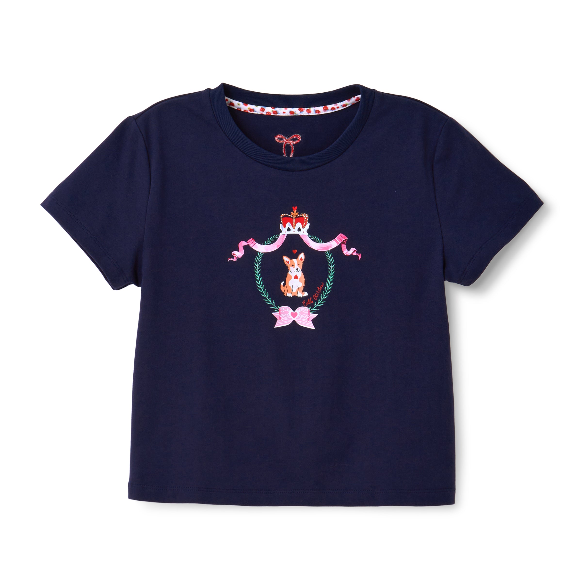 きゃっこ コンパクトTシャツ Royal Corgi | Cath Kidston 日本公式オンライン
