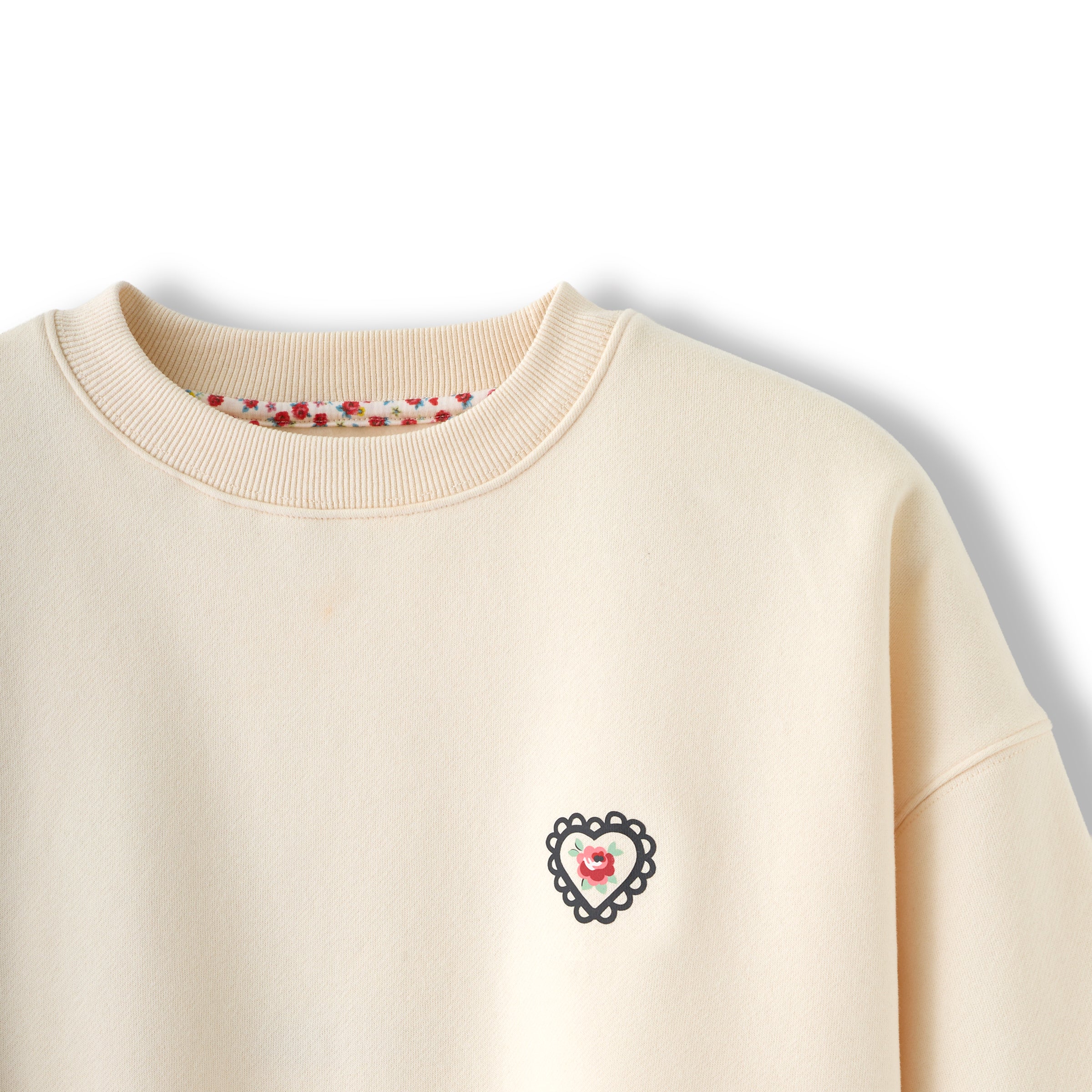 裏起毛スウェットトップス Lace Heart | Cath Kidston 日本公式