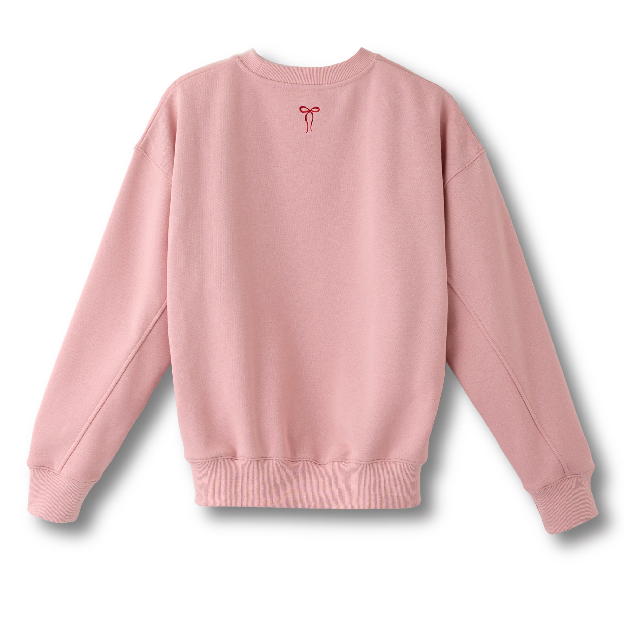 裏起毛スウェットトップス Ribbon Floral