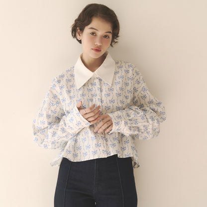 ショート丈ビッグシャツ