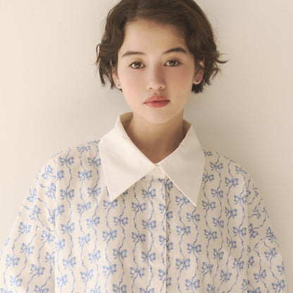 ショート丈ビッグシャツ