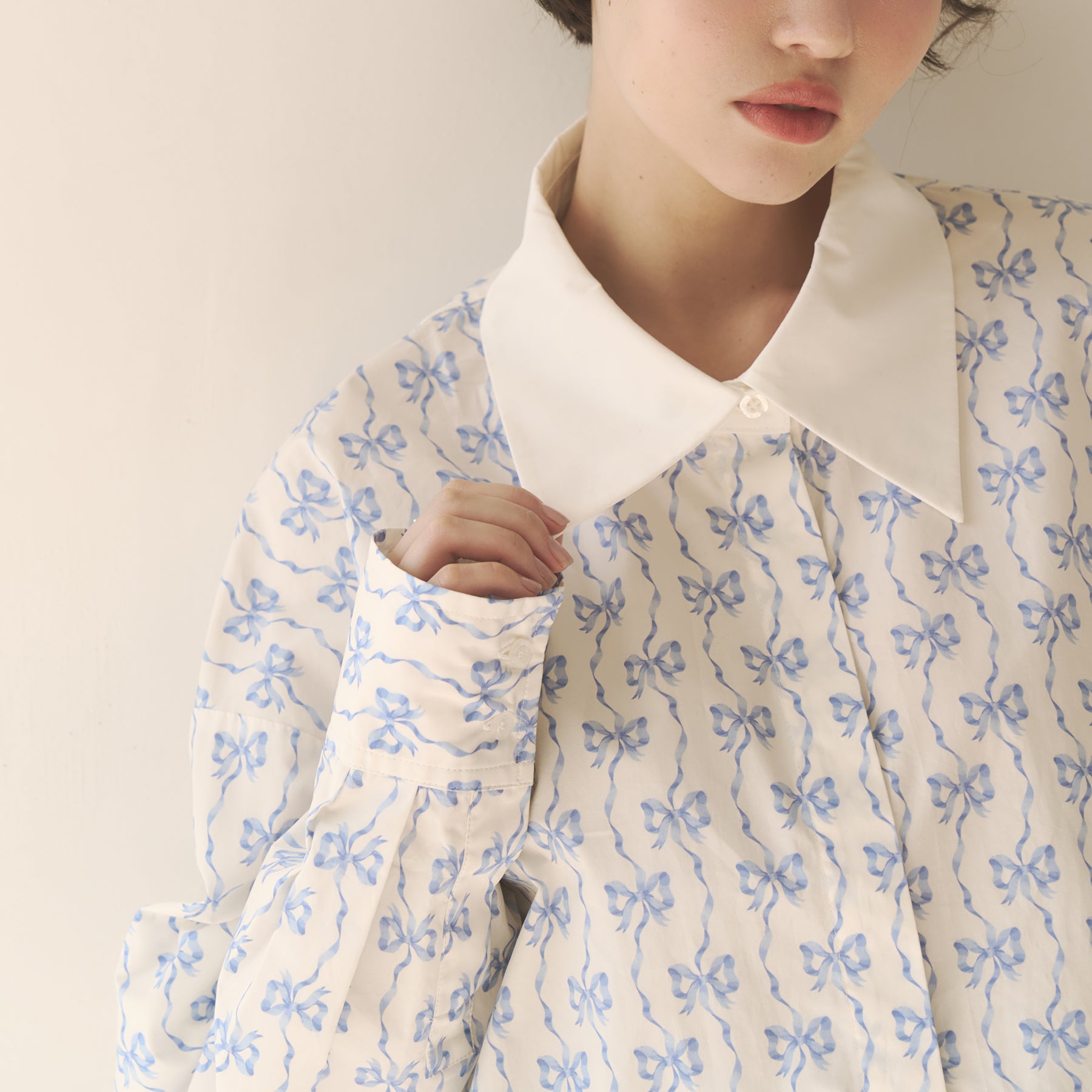 ショート丈ビッグシャツ