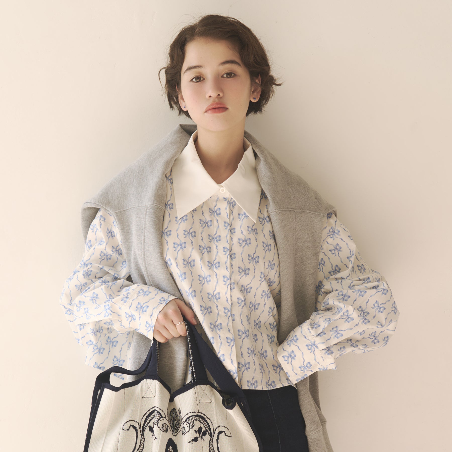 ショート丈ビッグシャツ | Cath Kidston 日本公式オンラインストア