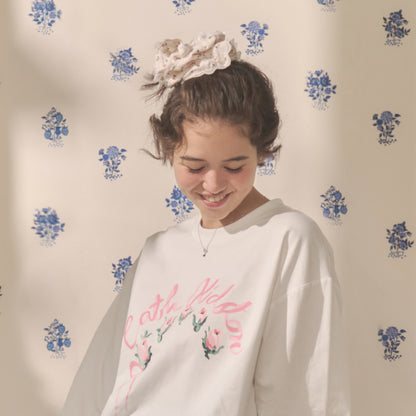 ロングスリーブTシャツ Ribbon Floral