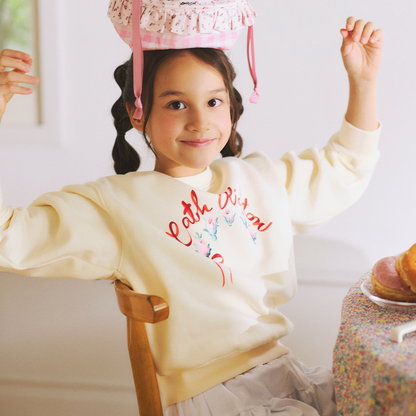 キッズ スウェット Ribbon Floral