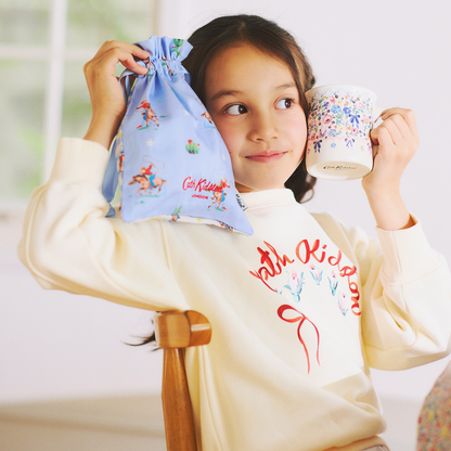 キッズ スウェット Ribbon Floral