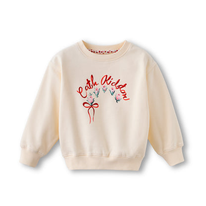 キッズ スウェット Ribbon Floral