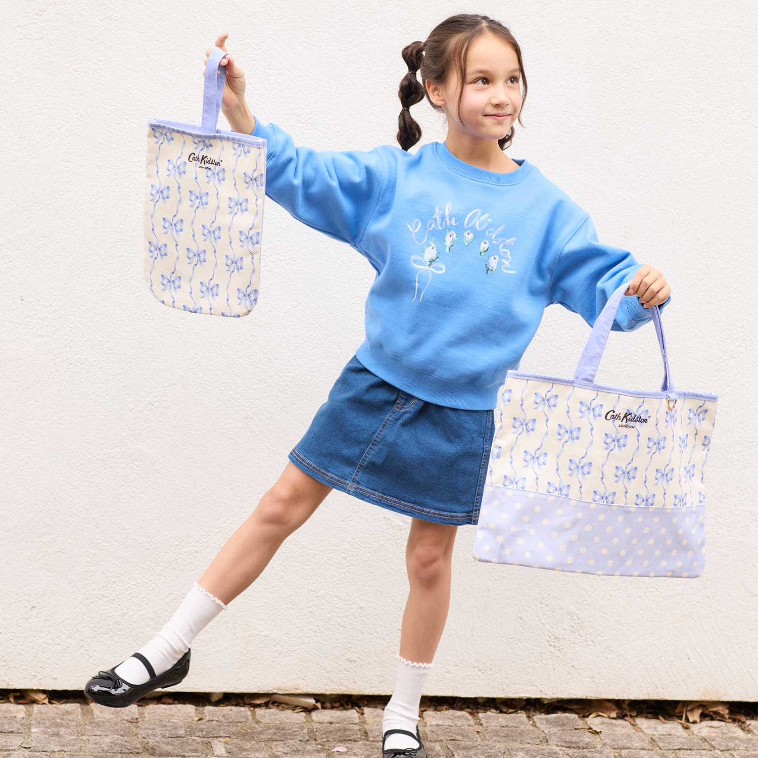 キッズ スウェット Ribbon Floral