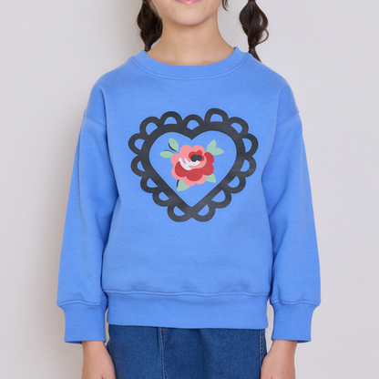 キッズ スウェット Lace Heart