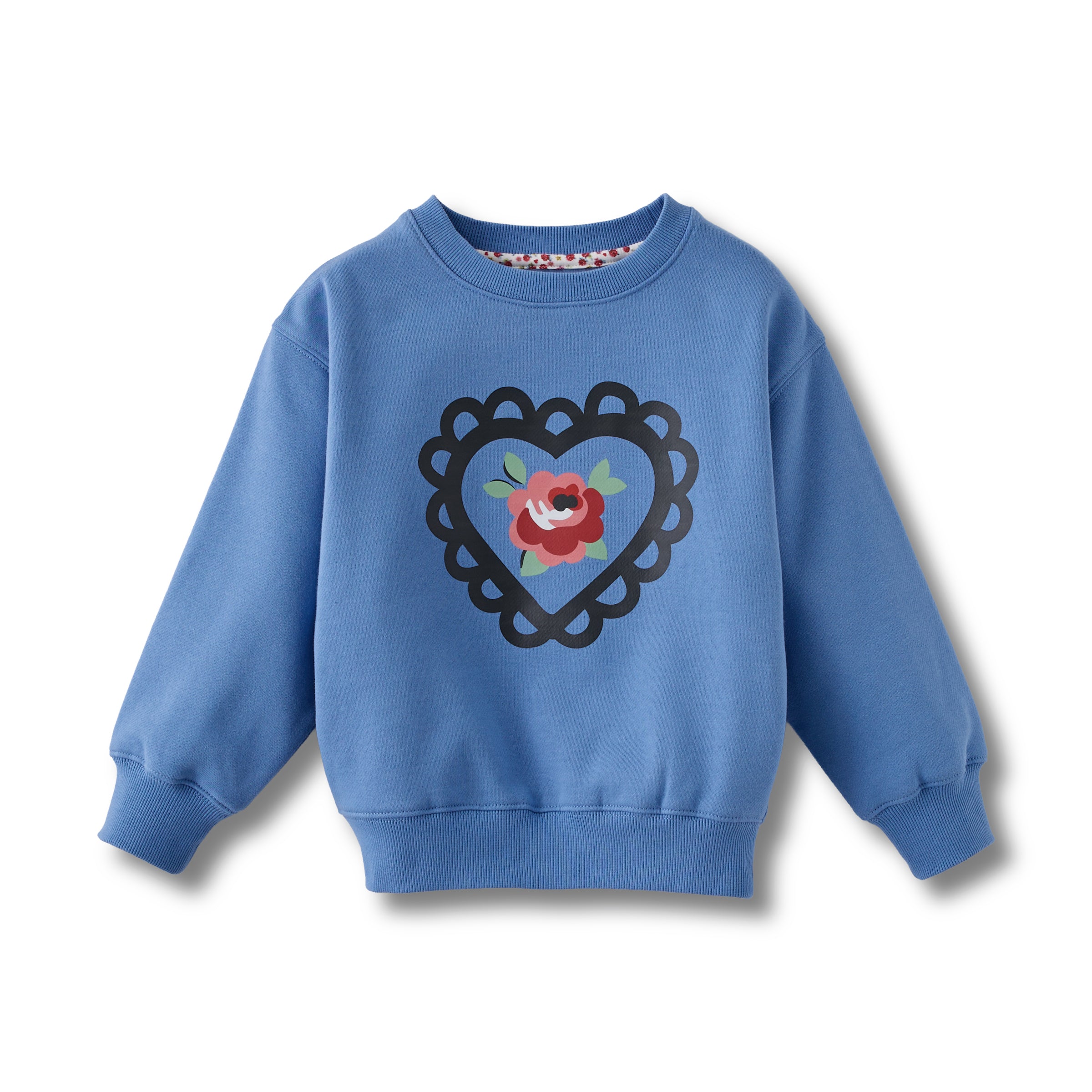 キッズ スウェット Lace Heart