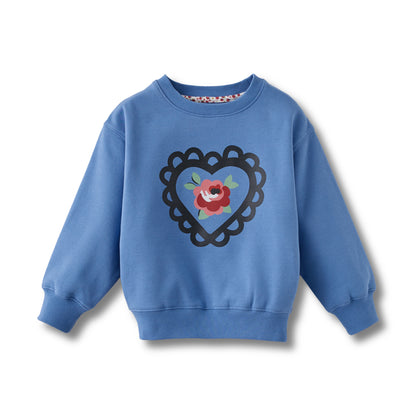 キッズ スウェット Lace Heart