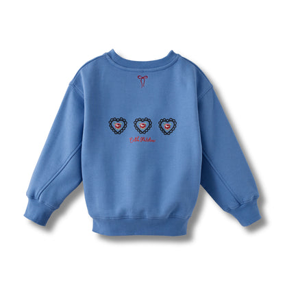 キッズ スウェット Lace Heart