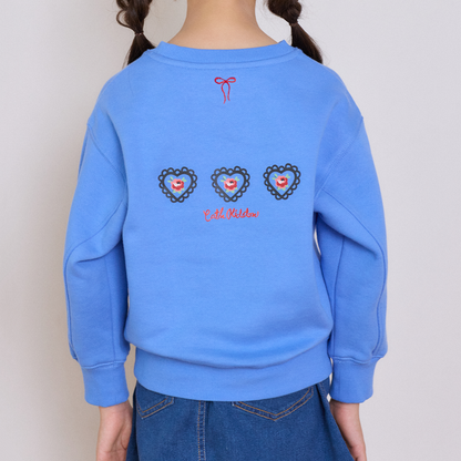 キッズ スウェット Lace Heart