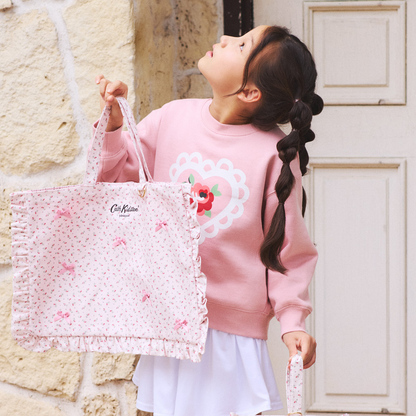 キッズ スウェット Lace Heart