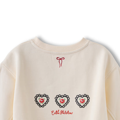 キッズ スウェット Lace Heart