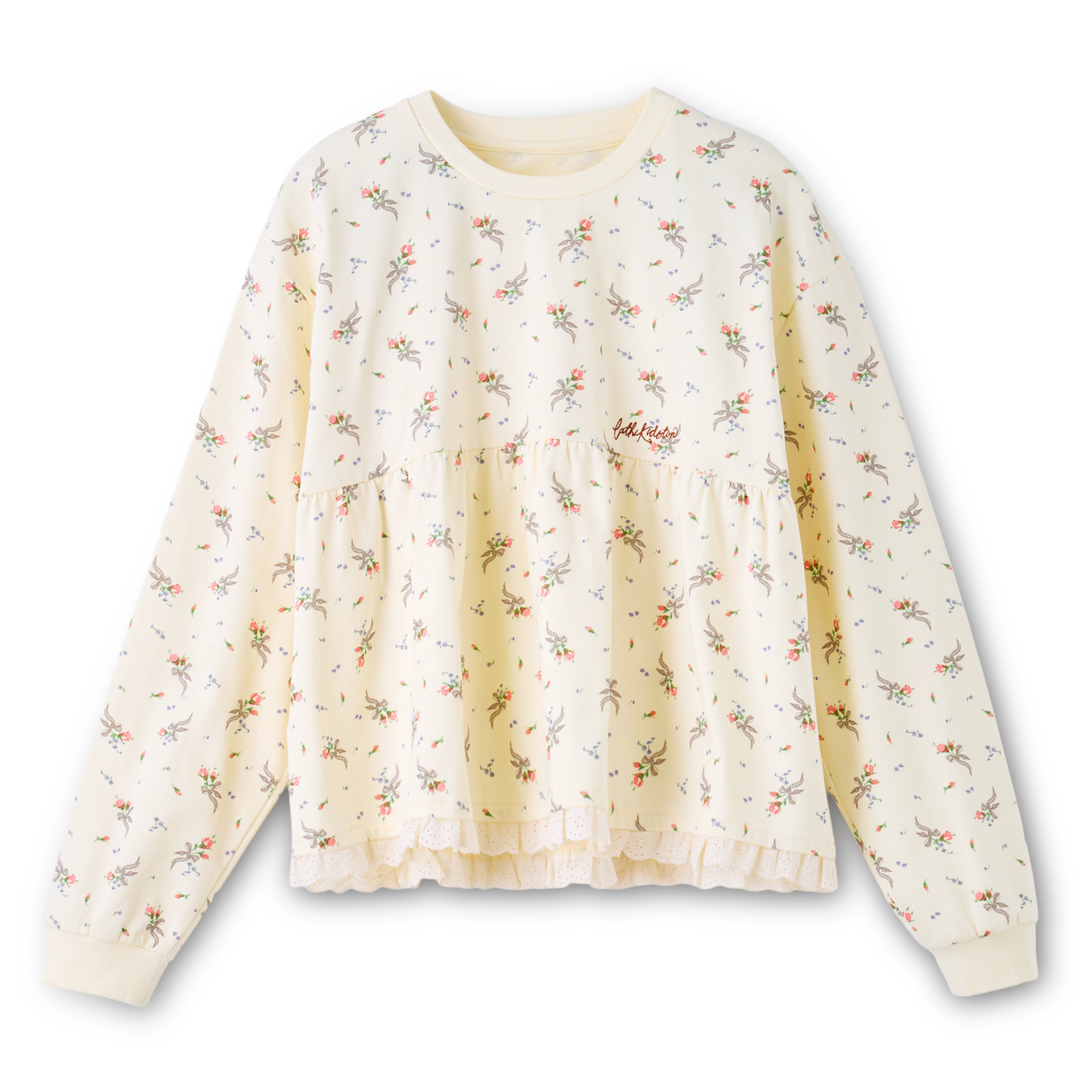 CK×sowa ギャザーフレアトップス