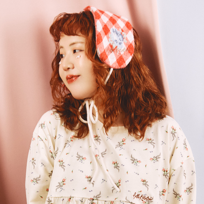 CK×sowa イヤーマフラー Gingham Floral