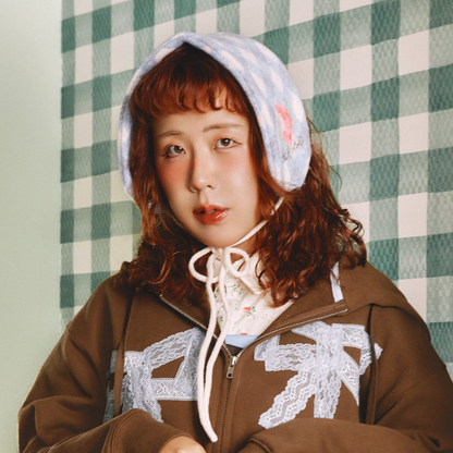 CK×sowa イヤーマフラー Gingham Floral