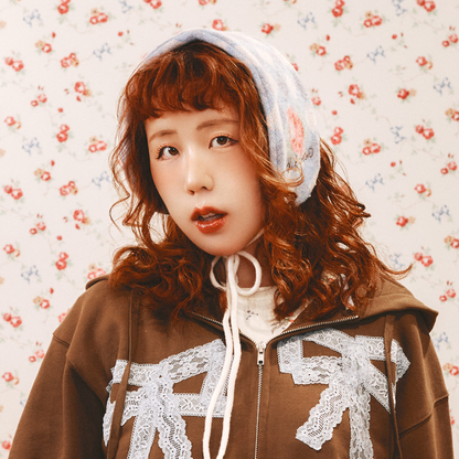 CK×sowa イヤーマフラー Gingham Floral