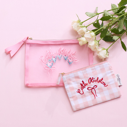 メッシュポーチ Ribbon Floral