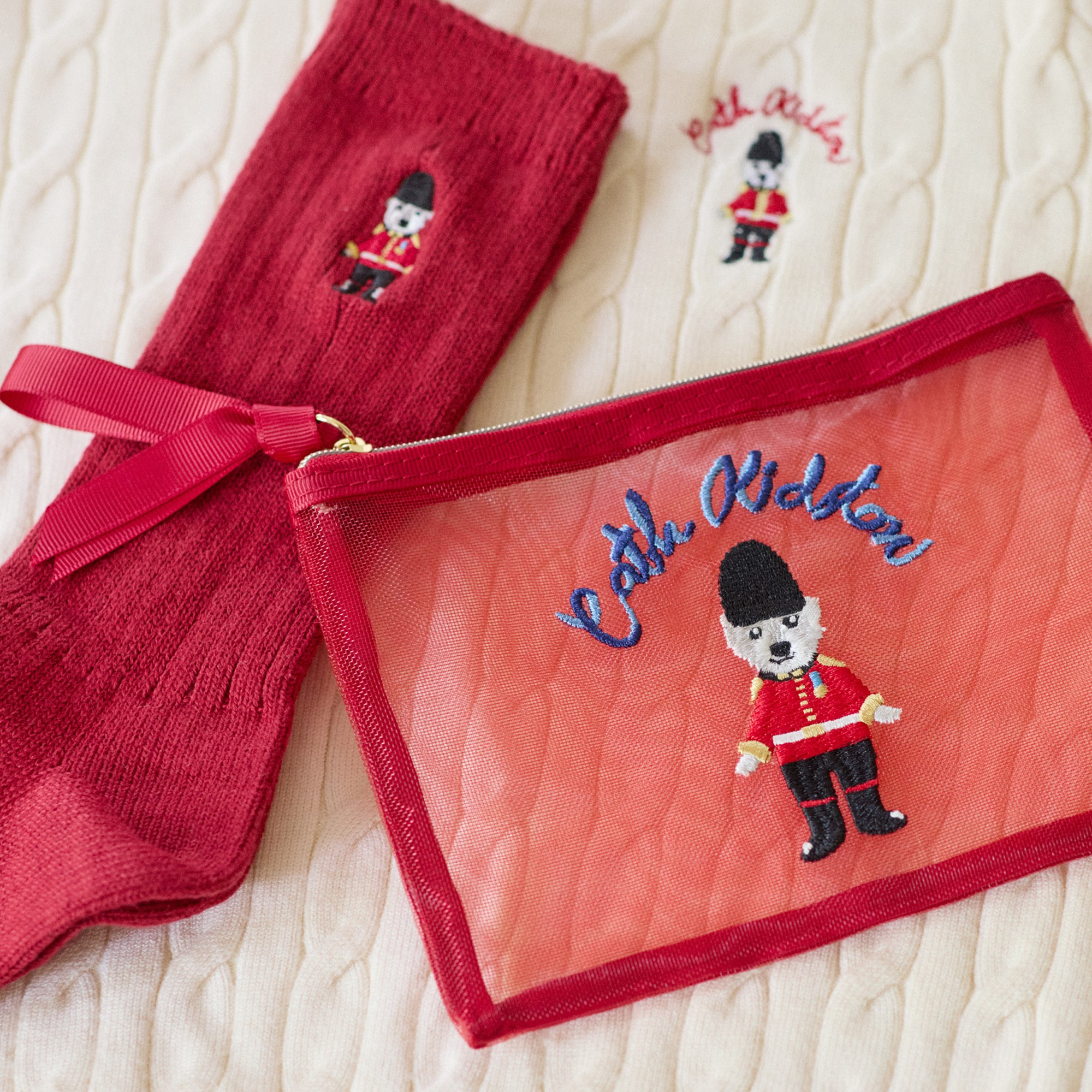 メッシュポーチ London Dog