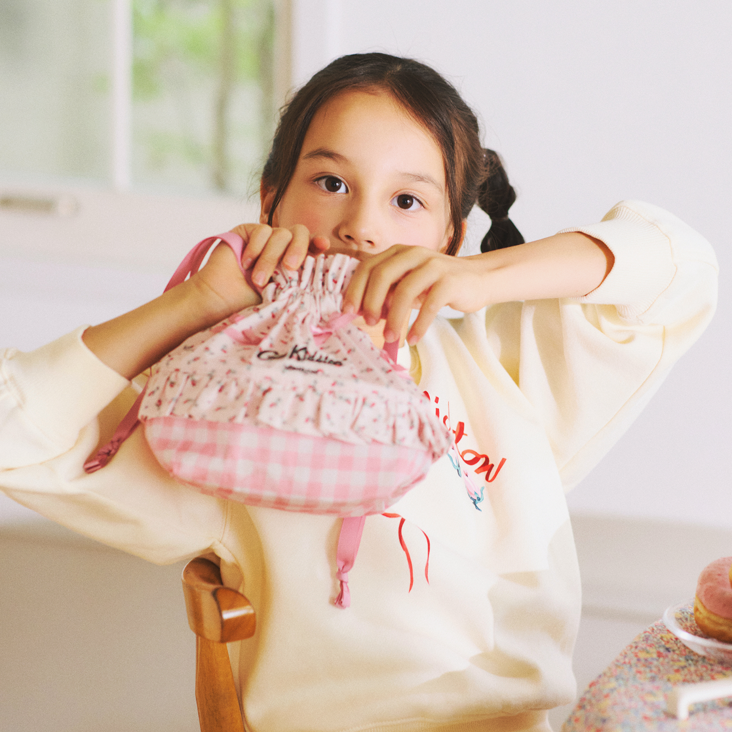 フリルランチポーチ Rose Miniature