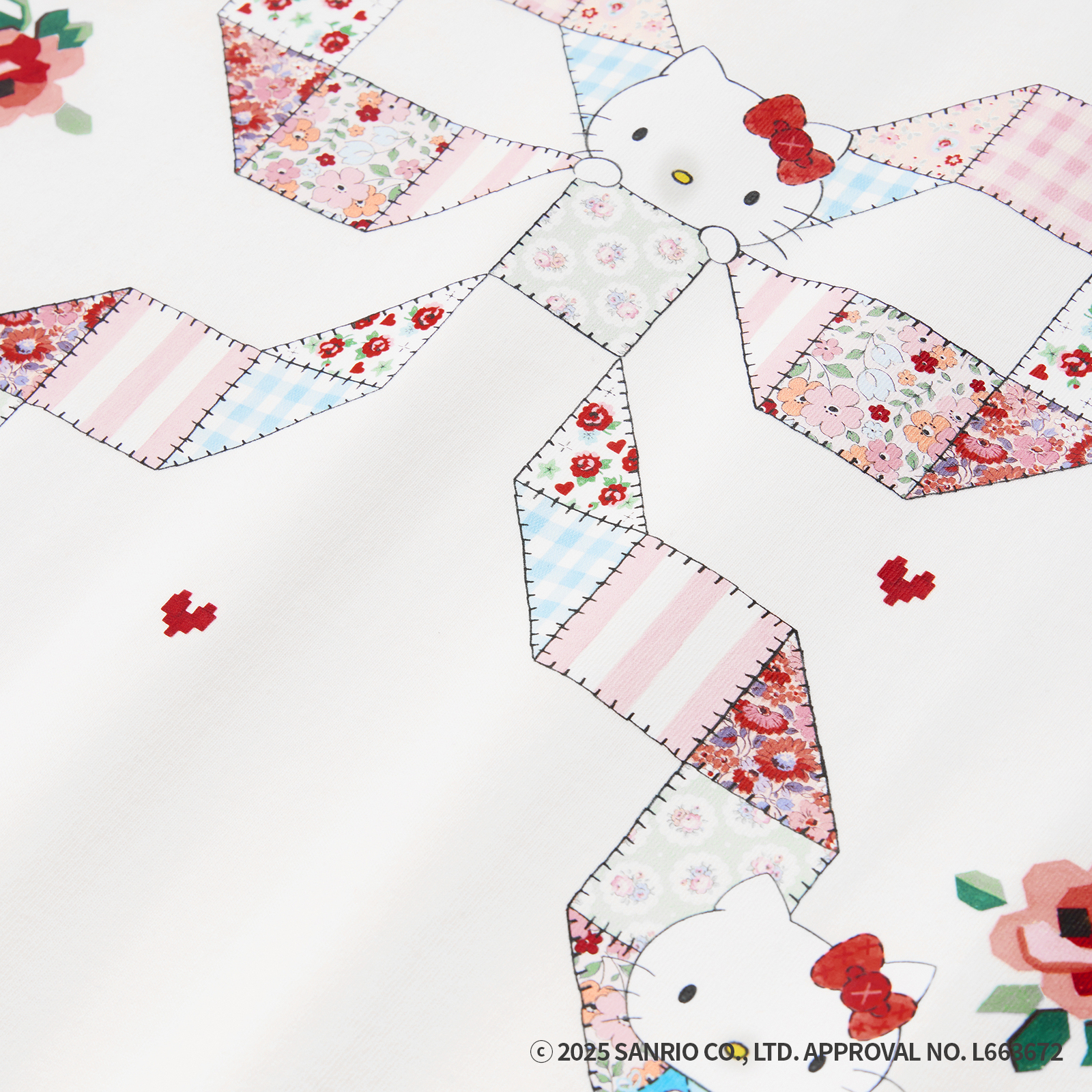 Cath Kidston × Hello Kitty　ロングスリーブTシャツ