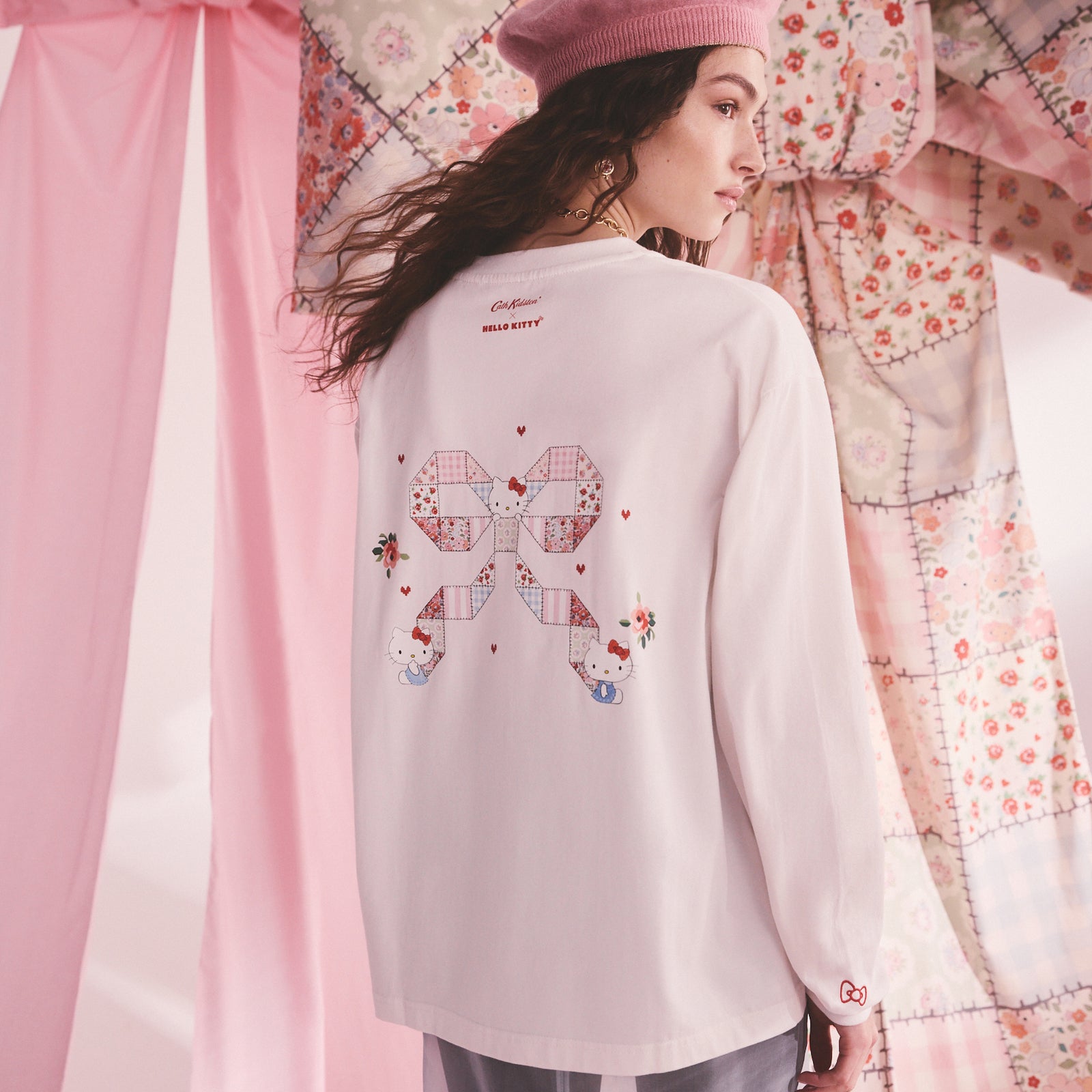 Cath Kidston × Hello Kitty　ロングスリーブTシャツ
