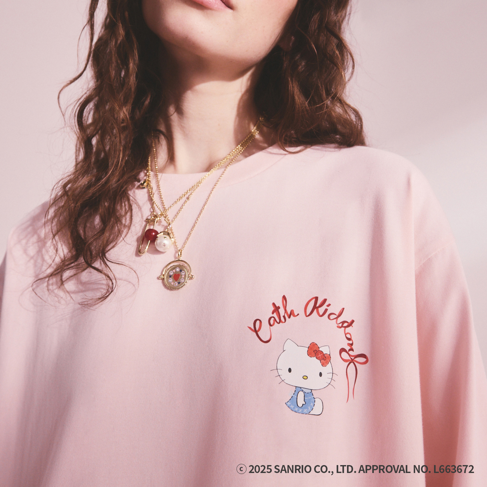 Cath Kidston × Hello Kitty　ロングスリーブTシャツ
