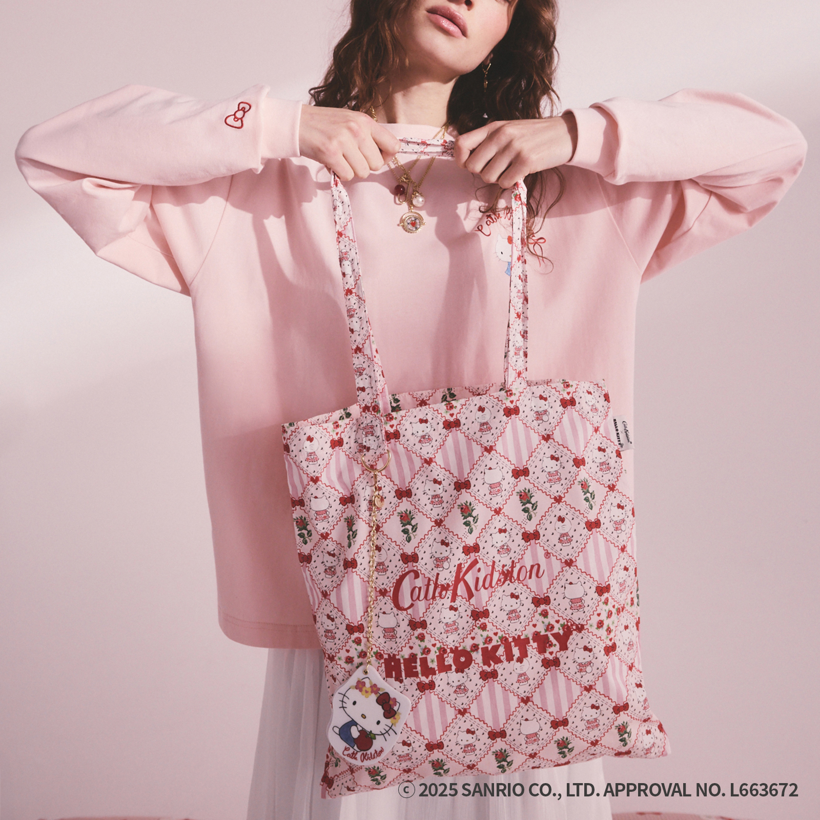 Cath Kidston × Hello Kitty　ロングスリーブTシャツ