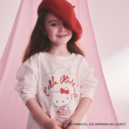 Cath Kidston × Hello Kitty　キッズ ロングスリーブTシャツ