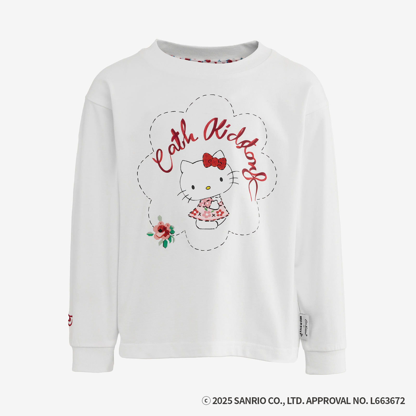 Cath Kidston × Hello Kitty　キッズ ロングスリーブTシャツ