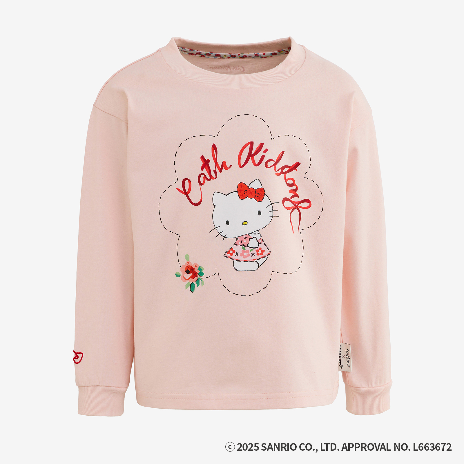 Cath Kidston × Hello Kitty　キッズ ロングスリーブTシャツ