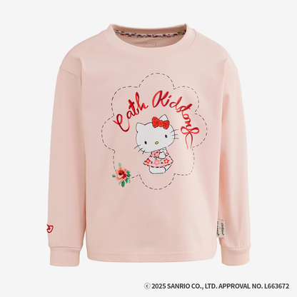 Cath Kidston × Hello Kitty　キッズ ロングスリーブTシャツ