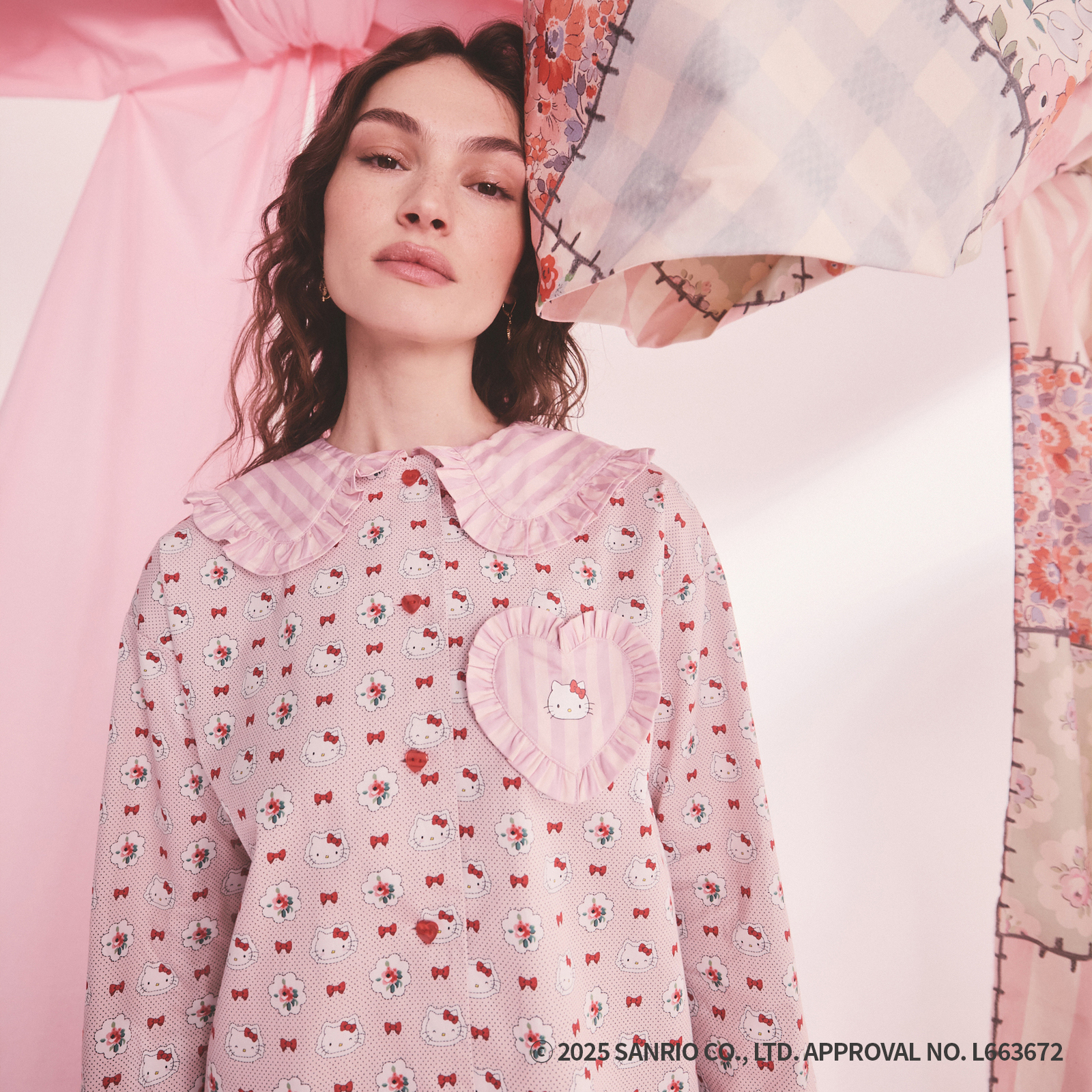 Cath Kidston × Hello Kitty　パジャマトップス